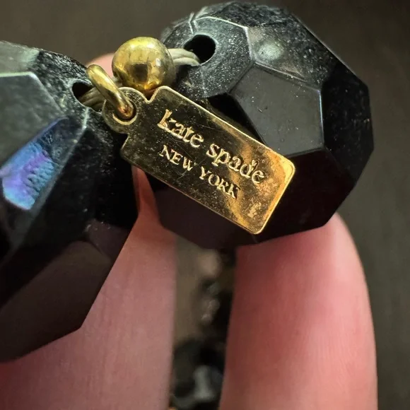 Kate Spade Bourgeois Bow Black Beaded Necklace - Picture 5 of 5